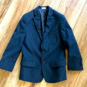 Boys Calvin Klein Navy Blue Suit Like New